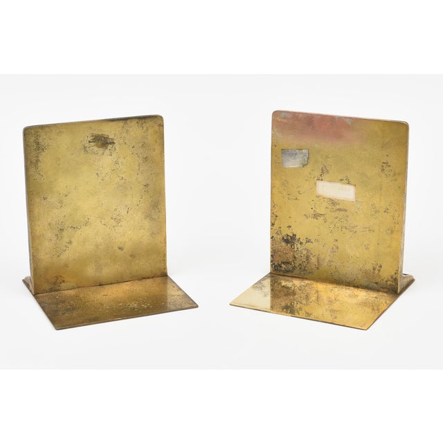 Vintage Enamel and Gold Plated Chinese Horse Bookends, 1950's For Sale - Image 10 of 12