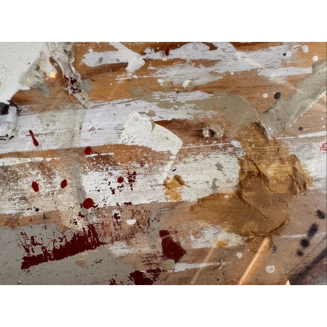 Assemblage on Layered Plywood, Mixed Media Painting by J. Rogers 2010 For Sale - Image 11 of 13