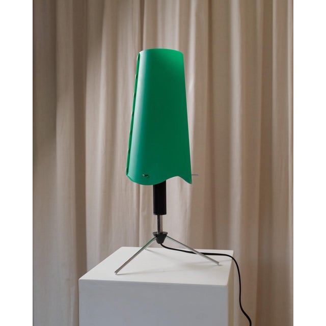 Vintage Table Lamp in Chrome, 1980s For Sale - Image 10 of 11