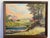 Green 1960s Original Framed Idyllic Landscape Oil Painting by B. Baumbach For Sale - Image 8 of 8