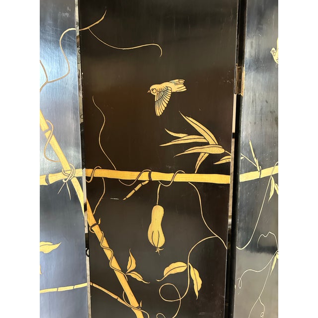 Art Deco Asian Art Deco Screen/ Room Divider For Sale - Image 3 of 12