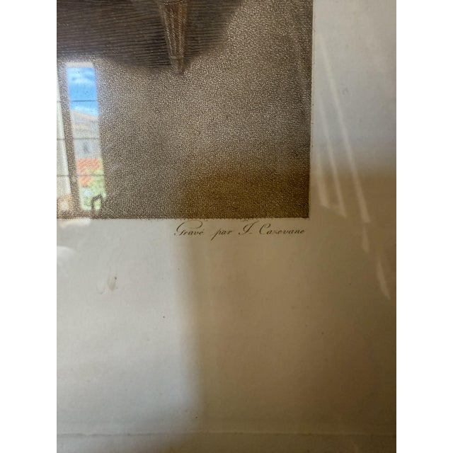 Cazenave after Boilly, L'Amour Couronné, 18th Century, Large Color Engraving, Framed For Sale - Image 10 of 18