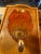 Art Deco 1930s Amber Carnival Glass Pitcher Marigold Rose by Imperial Glass Company For Sale - Image 3 of 6