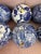 Set of 6 Blue & White Porcelain Decorative Balls – Floral Chinoiserie Design – Made in China For Sale - Image 4 of 7
