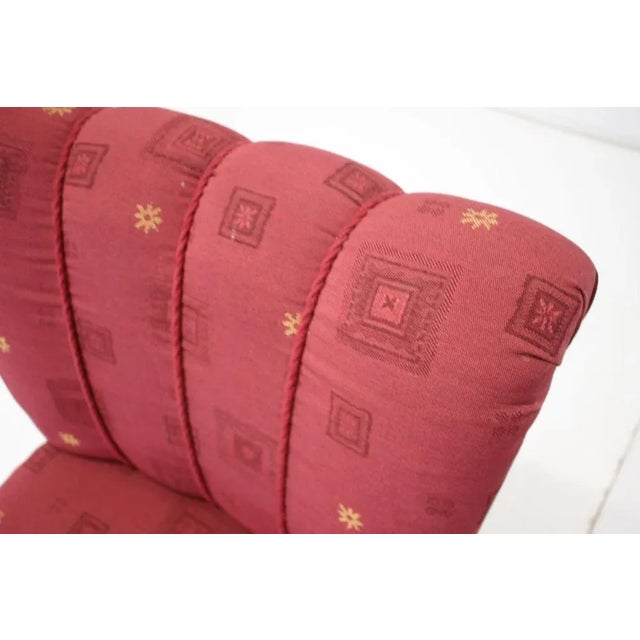 Brown Set of Art Deco Armchairs, Czechoslovakia, 1940s For Sale - Image 8 of 10