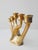Gold Vintage Brutalist Bronze Candleholder by Gilde Handwerk Horst Dalbeck, 1960s For Sale - Image 8 of 9