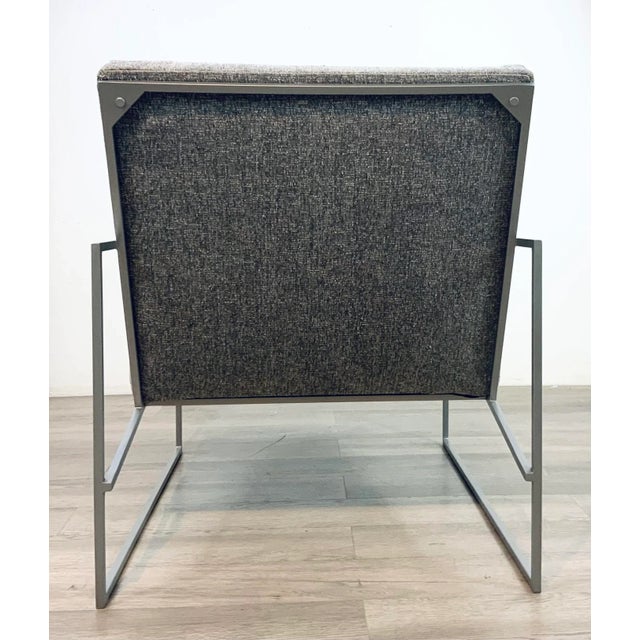 A.r.t. Furniture Modern Gray Lounge Chairs Pair For Sale - Image 9 of 10