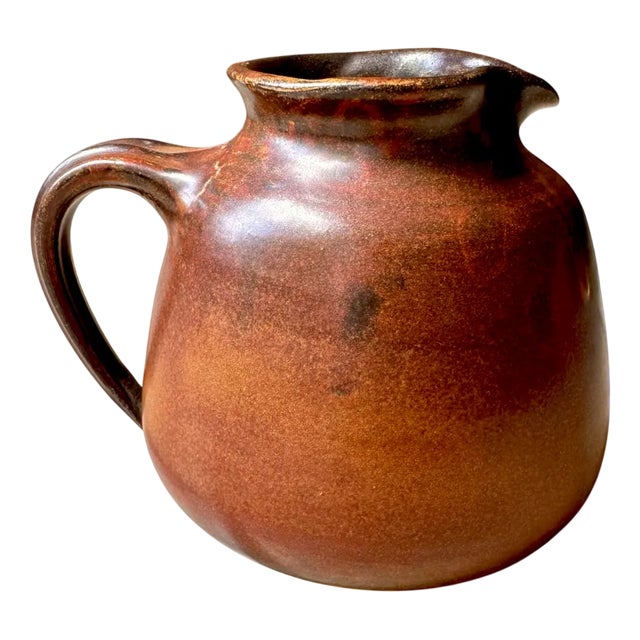 Studio Ceramic Art Jug by Elmar & Elke Kubicek, 1960s For Sale