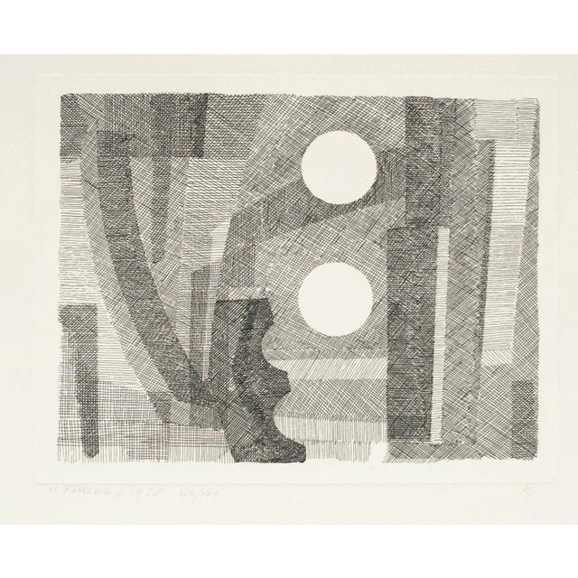 Venice Two - Original Etching by Giovanni Korompay - 1928 1928 For Sale - Image 3 of 3