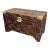 Vintage Carved Chinese Trunk For Sale