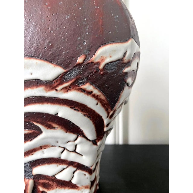 Early 21st Century Early 21st Century Japanese Studio Ceramic Vase by Ken Matsuzaki For Sale - Image 5 of 13