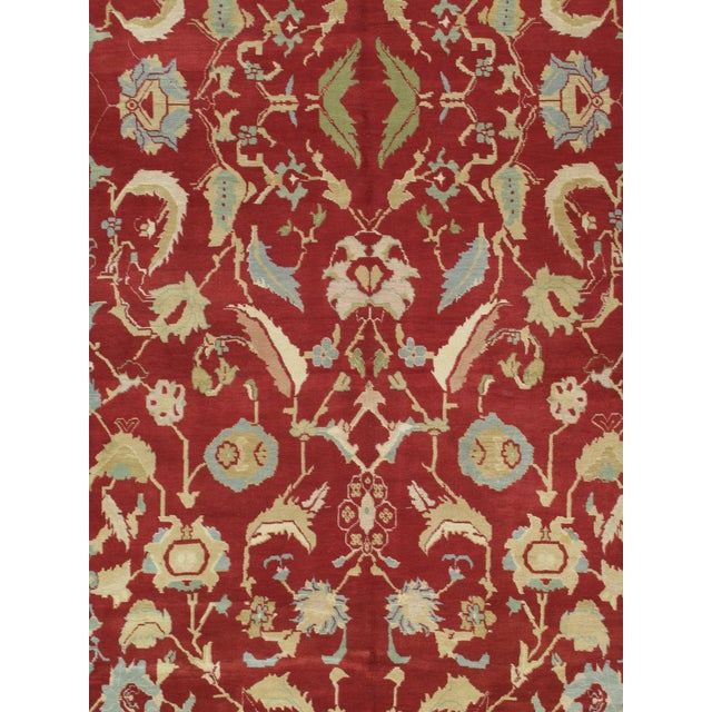 Vintage Indian Agra Carpet For Sale - Image 11 of 18