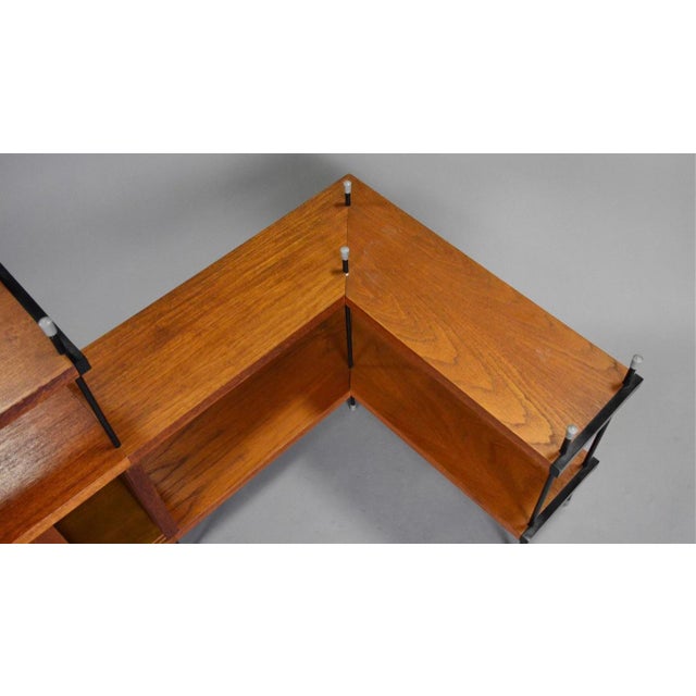 Mid 20th Century Vintage Danish Mid Century Modern Small Wood and Steel