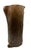 Vintage Natural Burl Wood Brush Pot For Sale In Chicago - Image 6 of 7