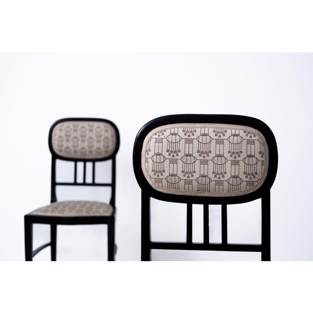 Glass Art Nouveau Chairs and Table by Josef Hoffmann for Thonet, Vienna, 1890s, Set of 3 For Sale - Image 7 of 18