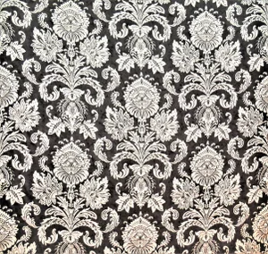 Thibaut Linen Designer Fabric in Charcoal "Sabeen" - By the Yard
