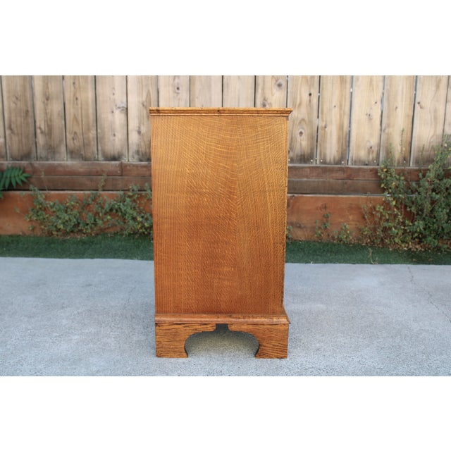 Apothecary Oak Nightstand Chairish