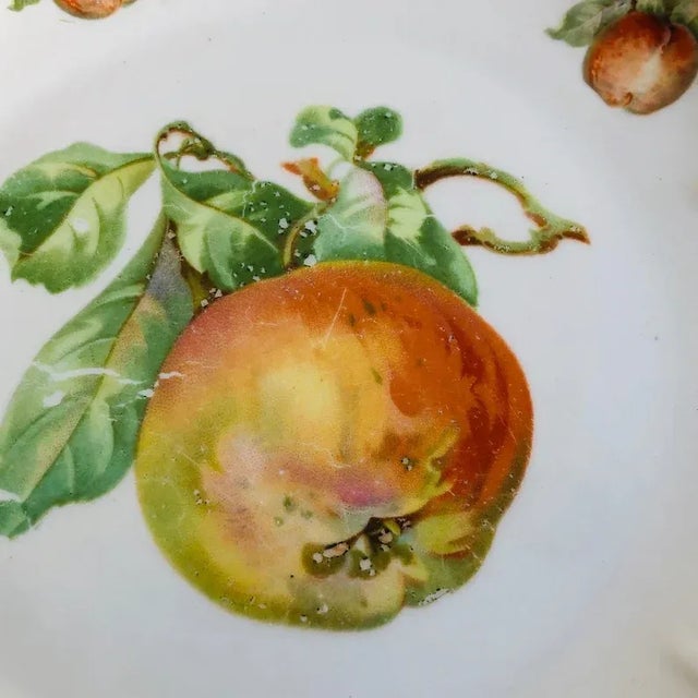 1930s Hand Painted Bavarian Ceramic Plate With Handles For Sale - Image 4 of 10