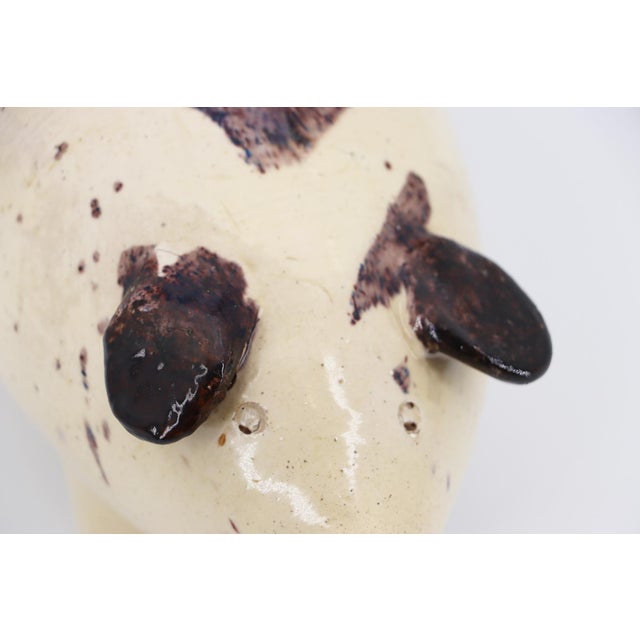 19th Century Glazed Earthenware Large Piggy Bank, Danish For Sale - Image 11 of 18