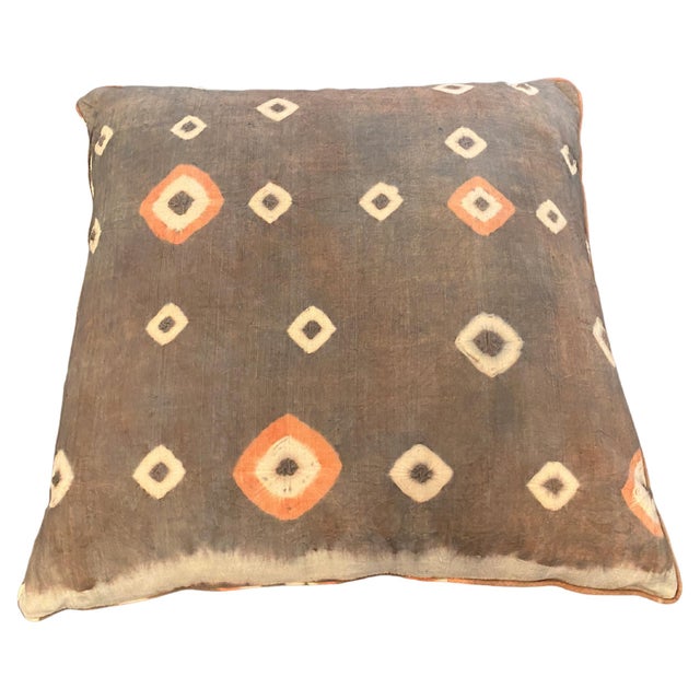 Beautiful antique textiles found in Toraja Land, South Sulawesi, are made into pillows with piping and concealed zippers....