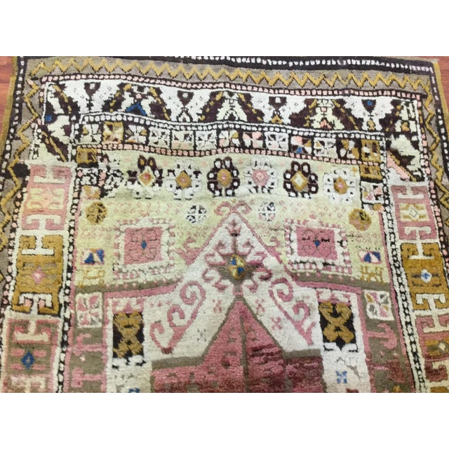 1920s Antique Decorative Turkish Village Rug -By Woven Rug Gallery For Sale - Image 5 of 9