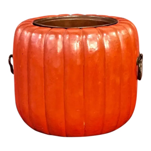 Early 20th Century Lacquer Hibachi, Chrysanthemum Form For Sale