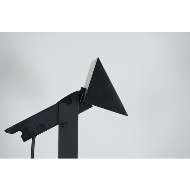 Metal Vintage Italian Floor Lamp by Tiziano Inguanotto for Sem Luci, Italy, 1980s For Sale - Image 7 of 18