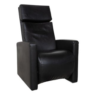 Ego Armchair in Black Leather from Rolf Benz For Sale