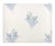 Jane Shelton Blue Astor Lily Cotton Fabric- 4 Yards