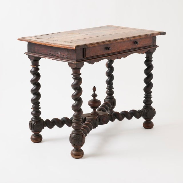 Antique French Barley Twist Table, 18th Century For Sale - Image 15 of 15