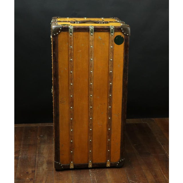 Wood Wardrobe Trunk from Louis Vuitton, 1890s For Sale - Image 7 of 10