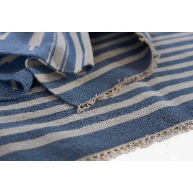 Erin Gates by Momeni Thompson Billings Light Blue Hand Woven Wool Area Rug 5' X 7'6" For Sale - Image 12 of 12