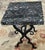 Antique Spanish Marble Top Wrought Iron Side Table. For Sale - Image 4 of 10