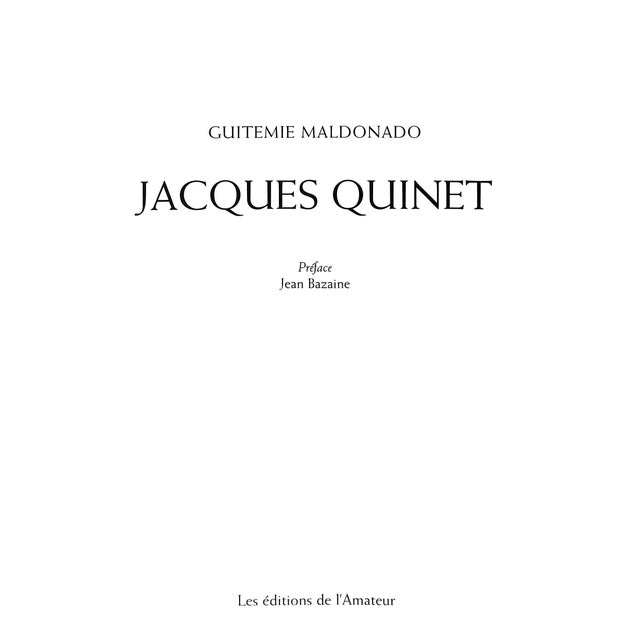 MALDONADO, Guitimie [194] pp. Les Editions De L'Amateur 2000 12 3/8" x 9 1/4" Jacques Quinet (1918-1992) Jacques Quinet...