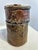 Slab ceramic vase with minimal glaze. Unable to attribute artists name from signature on base. Acquired at Evanston, IL...