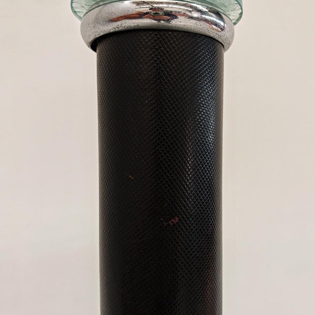 French Art Deco Floor Lamp in Satin Glass, 1920s For Sale - Image 14 of 18