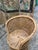 Tan 1970s Rattan Wicker Collection Pair of Chairs and Matching Table White Glove Trio For Sale - Image 8 of 9