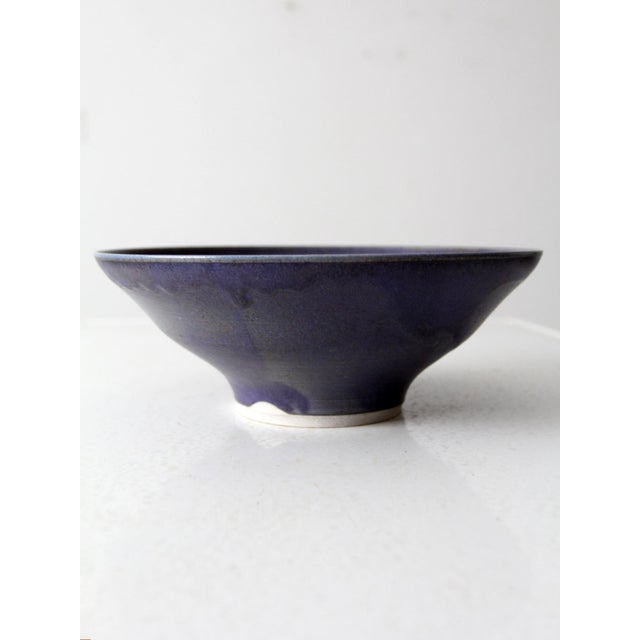 Late 20th Century Vintage Studio Pottery Bowl For Sale - Image 5 of 9