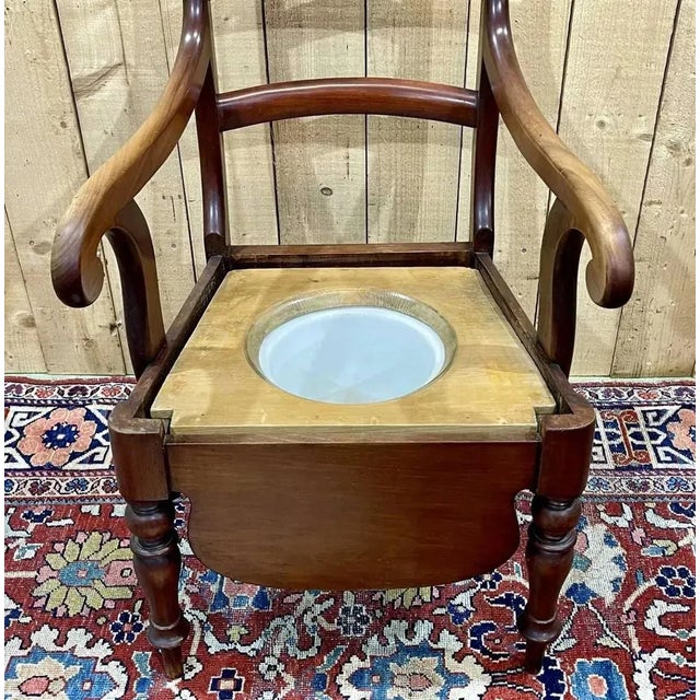 English Armchair in Mahogany For Sale - Image 11 of 12