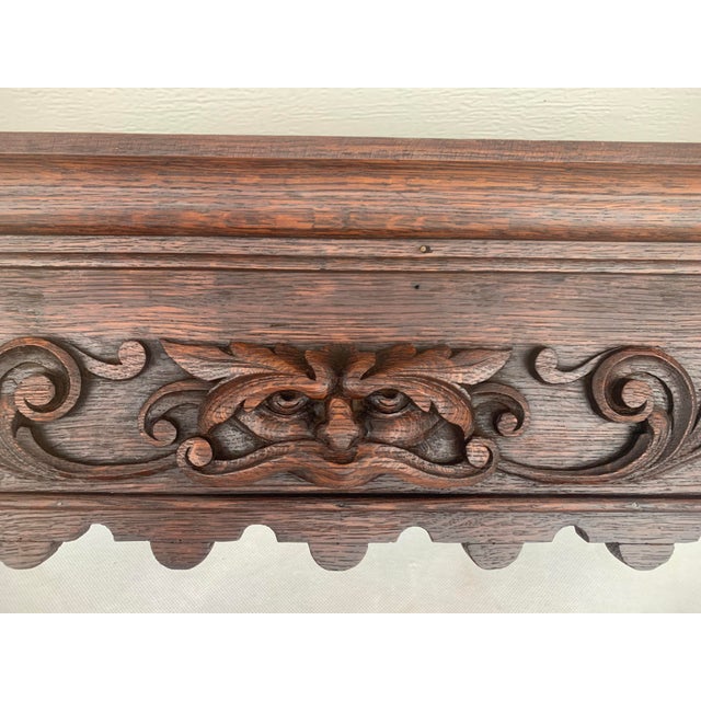 Antique Neo-Renaissance Wooden Curtain Rod Covers, 1890s, Set of 2 For Sale - Image 10 of 18