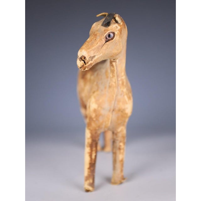Antique Horse Covered in Genuine Horse Hide with Glass Eyes, 1890 For Sale - Image 4 of 16
