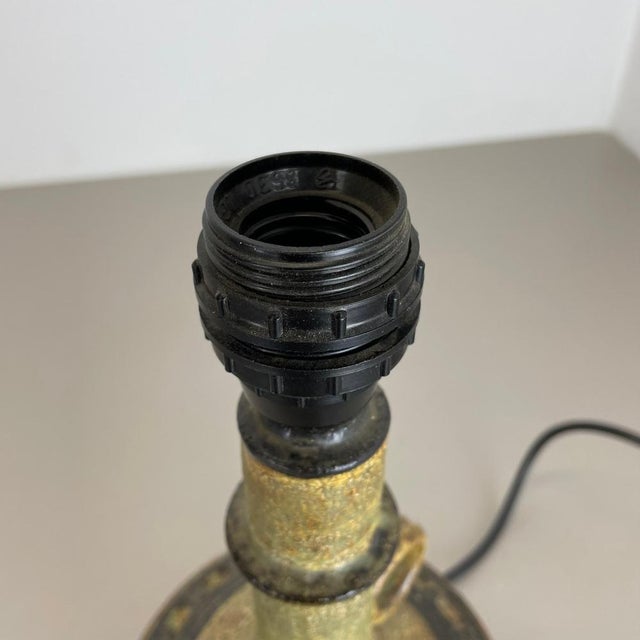 Ceramic Studio Pottery Table Light Base from Jette Helleroe Ceramics, Denmark, 1970s For Sale - Image 17 of 18