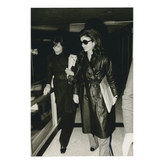 Jackie Onassis Leaves Paris, France, 1970s, Photograph For Sale