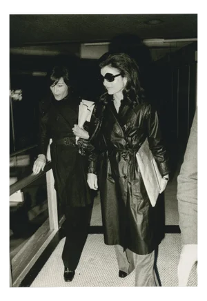 Jackie Onassis Leaves Paris, France, 1970s, Photograph