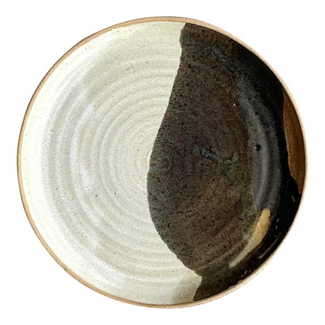 Vintage Boho Jess Lord Studio Pottery Plate For Sale