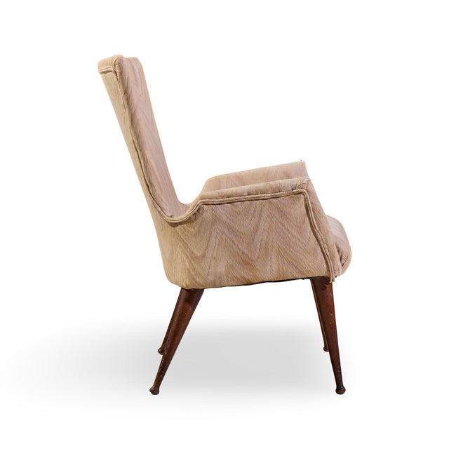 Brown Ben Seibel Mid Century Envoy Walnut Lounge Chair For Sale - Image 8 of 9