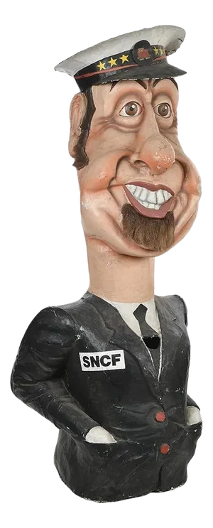 Large SNCF Fairground Papier-Mâché