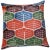 Contemporary Silk Uzbek Ikat Velvet Hand Made Square Pillow Cushion,19x19 For Sale - Image 3 of 3