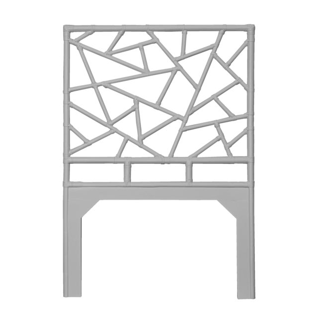 Coastal Tiffany Platform Bed Twin Extra Long, Light Gray For Sale - Image 3 of 7