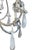 Metal 20th Century French Rock Crystal Chandelier With Parrot Motif For Sale - Image 7 of 9